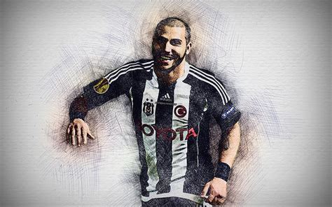 ricardo quaresma artwork portuguese footballer besiktas soccer turkish super lig hd