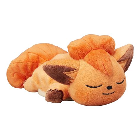 Pokemon Center Original Sleeping Kuttari Vulpix Rokon Stuffed Beanbag Pok Ebay
