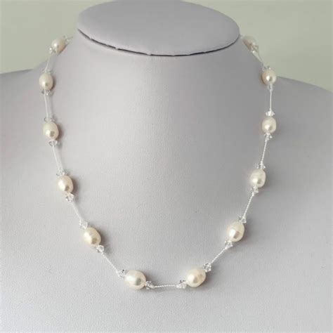 Freshwater Pearl Necklace Audrey Love Your Rocks