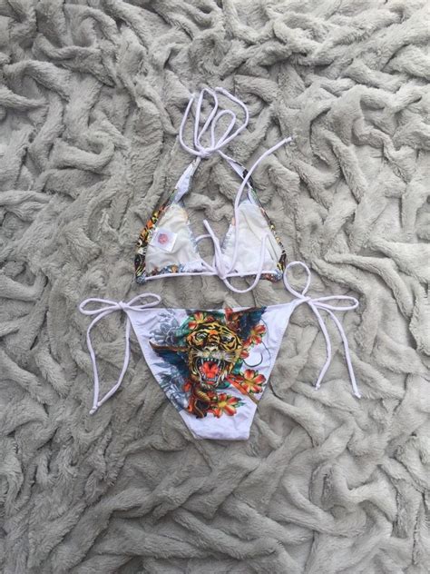 Ed Hardy Bikini Set Womens Fashion Swimwear Bikinis And Swimsuits On Carousell