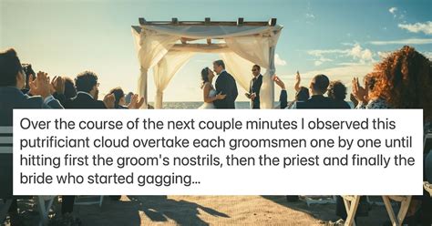 16 married people and guests share their absolute best wedding horror story someecards weddings