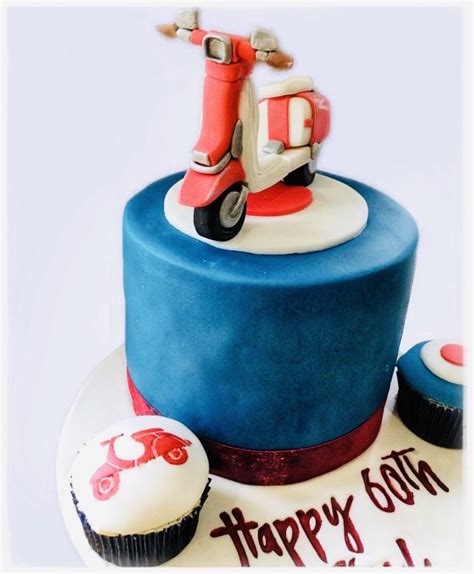 🔴the Mod Couple 🔵 Cake Bike Cakes Vespa Cake