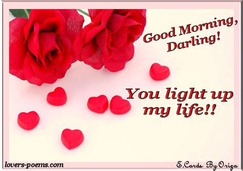 Sweet romantic good morning my darling messages, wishes and quotes with cute images. good morning love - Mobile wallpapers