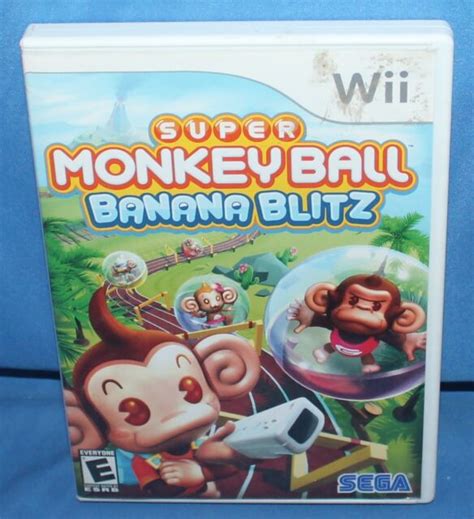 Super Monkey Ball Banana Blitz Nintendo Wii 2006 Ebay