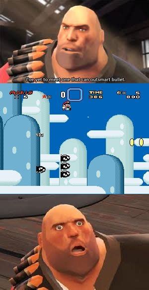 Breaking The News To Heavy Mario Tf2 Tf2 Funny Funny Gaming Memes