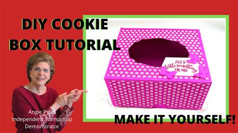 Diy Cookie Box Tutorial Make It Yourself Youtube