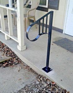 This step by step diy project is about how to build a porch stair railing. Standard Single Post 1 or 2 step railing for stairs steel handrail w/ hardware! ebay | BACK ...