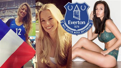 The Hottest Wags In Football Everton Fc 201617 Youtube