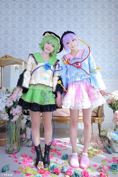 Touhou Project Satori And Koishi Komeiji Cosplay Cosplay Fashion