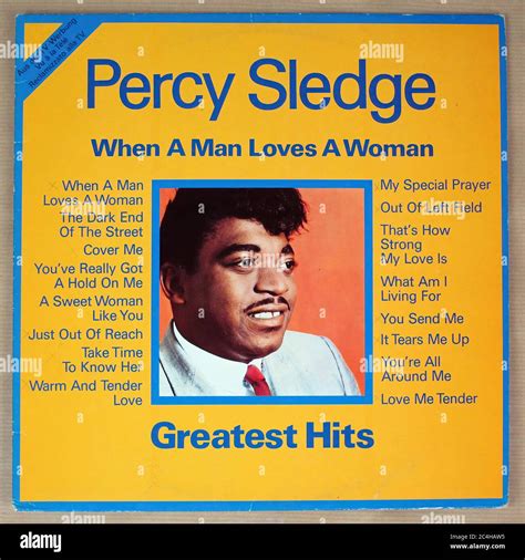 Percy Sledge When A Man Loves A Woman Greatest Hits Switzerland 12 Lp Vinyl Vintage Record