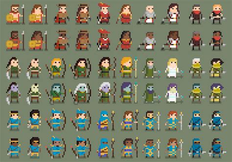 Pixel Art Character Ideas In Pixel Art Pixel Art Games Images