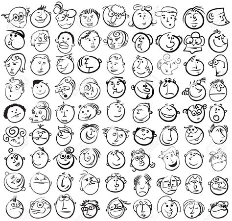 drawing funny faces - Google Search | Drawing cartoon faces, Cartoon expression, Cartoon faces