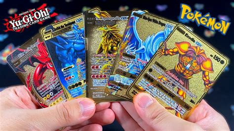 When Yu Gi Oh Cards Finally Meet Pokemon Cards Gold Edition Youtube