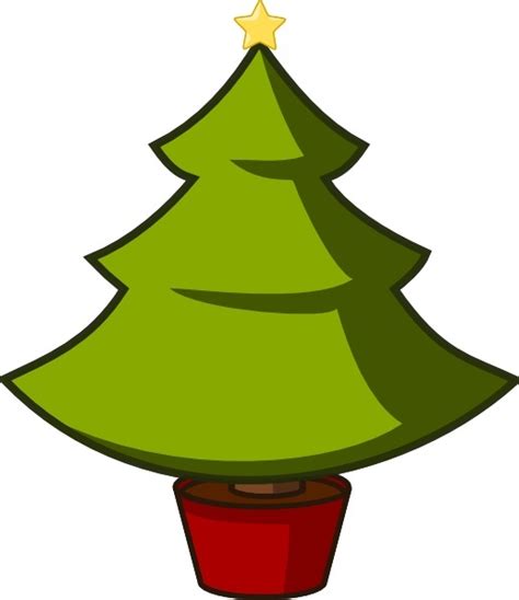 Christmas Tree Clip Art Free Vector In Open Office Drawing