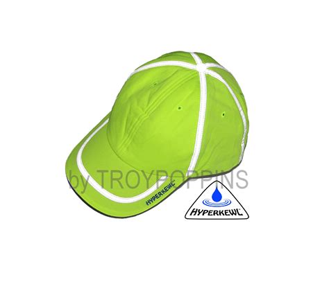 6591 Techniche Hyperkewl Headwear One 1 New Adult Size Hi Vis Green