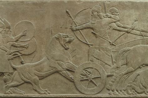 The Royal Lion Hunt Assyrian Stone Reliefs