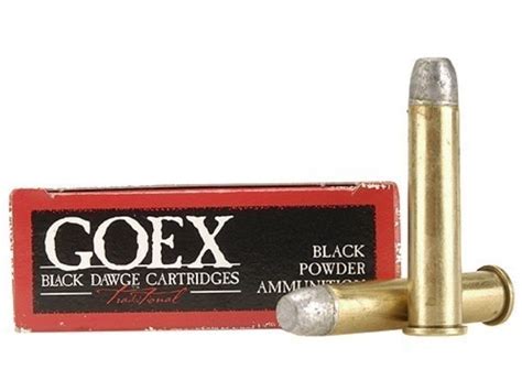 Goex Black Dawge Black Powder Ammo 45 70 Government 405 Grain Lead