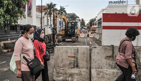Foto Progres Revitalisasi Pedestrian Kota Tua Page News Liputan Com