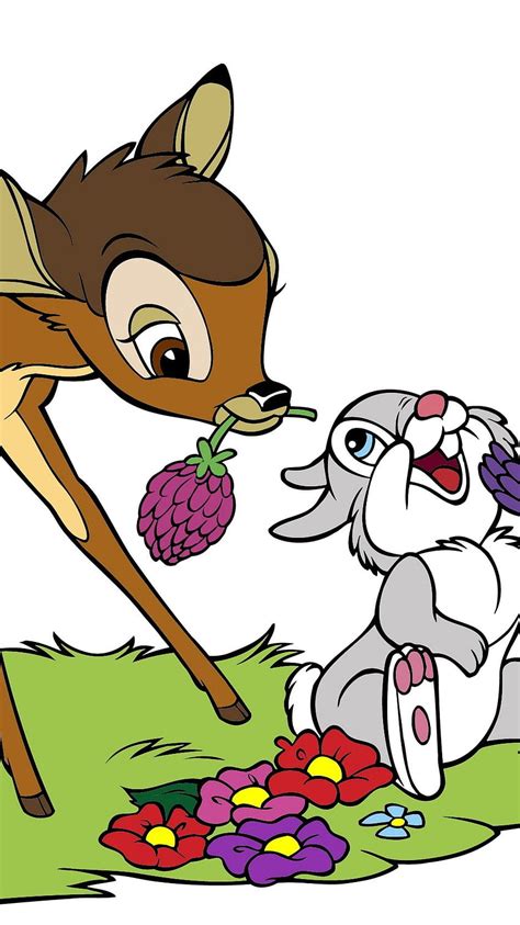 Bambi Thumper Friends Cartoon Bambi Disney Hd Phone Wallpaper Pxfuel