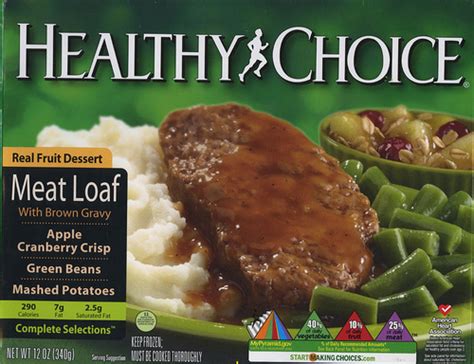 Healthy Choice Meat Loaf Food In Real Life