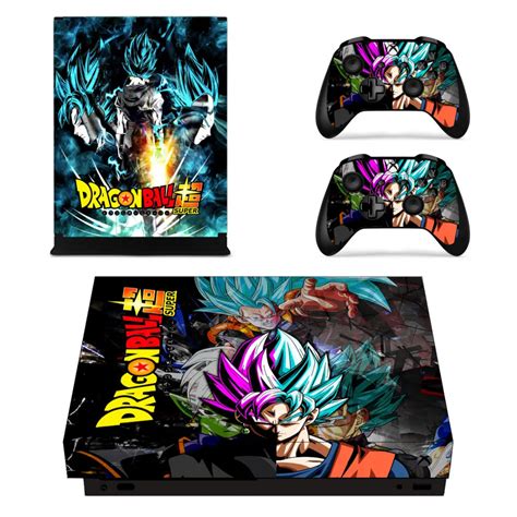 Anime Dragon Ball Super Skin Sticker For Microsoft Xbox One X Console