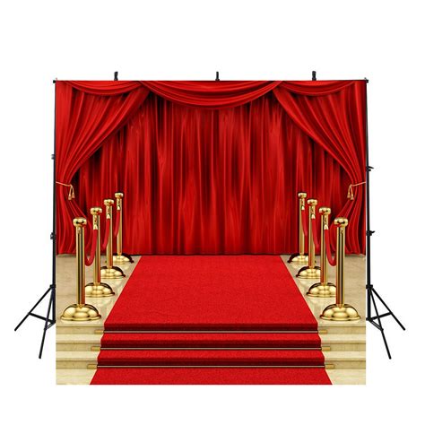 red carpet photo booth props 10ft Hollywood star backdrop for picture ...