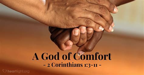 May our lord bless and comfort you during this time of grief. 'A God of Comfort' — 2 Corinthians 1:3-11 (Praying with Paul)