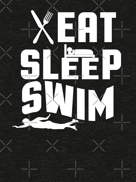 Swimming Theme Eat Sleep Swim Repeat T Shirt By Estellestar Redbubble