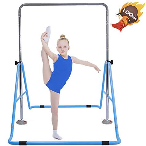 Safly Fun Gymnastics Bar For Kids Adjustable Height Horizontal Bar
