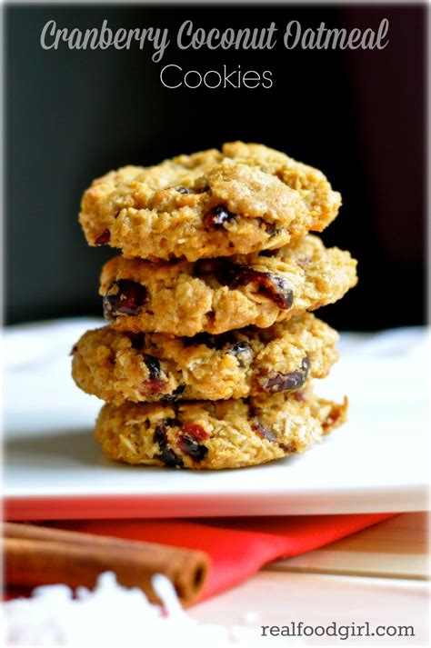 Cranberry Coconut Oatmeal Cookies