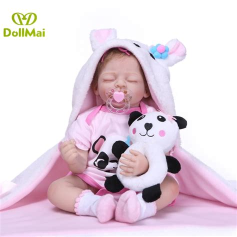 New Baby Reborn Doll 50cm Silicone Reborn Babies Dolls Real Sleeping