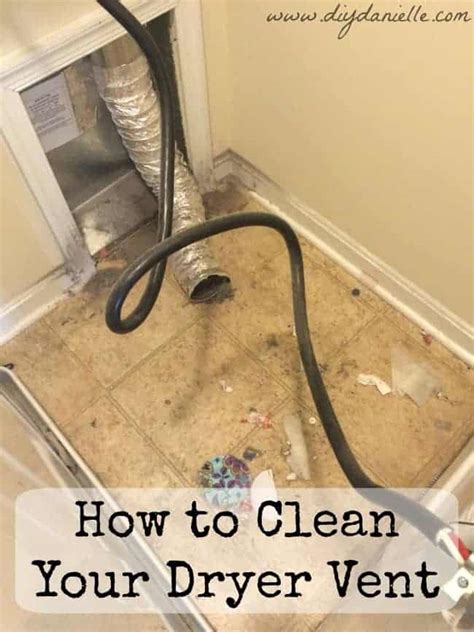 Hot air travels through the ductwork and escapes through a vent on the outside wall of the house. How to Clean Your Dryer Vent - DIY Danielle