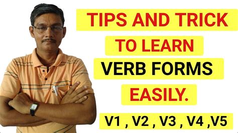 Tips And Trick To Learn Verb Forms Verb English Grammar Basic 22204