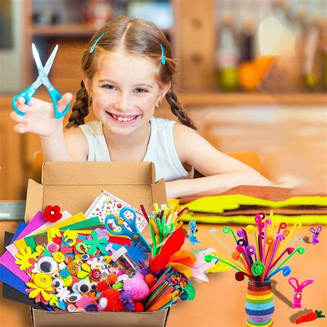 Watinc 1000pcs Diy Art Craft Sets Supplies For Kids Toddlers Modern Kid