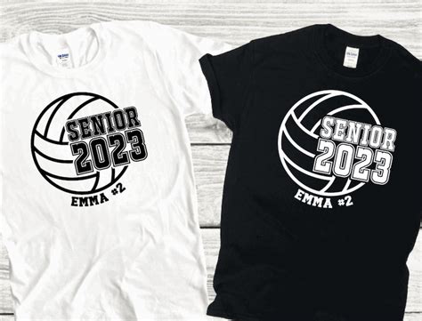 Volleyball Senior Night T Shirt Volleyball T Shirts Etsy