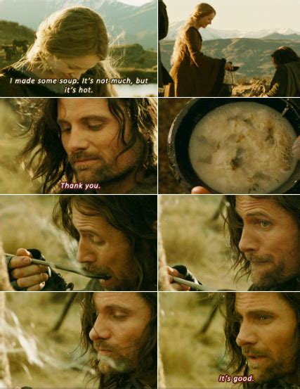 Such A Cute Scene Aragorn Does Not Want To Hurt Eowyns Feelings Even