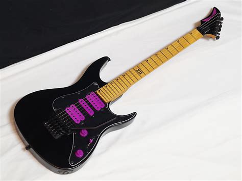 Dean Jacky Vincent X Custom F Guitar Black Purple Jcvx Reverb