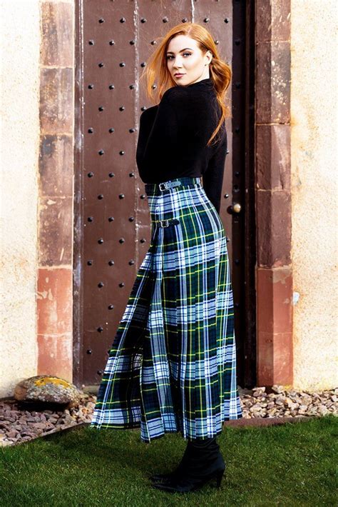 Lady S Custom Tartan Hostess Kilt Tartan Fashion Scottish Clothing Scottish Dress