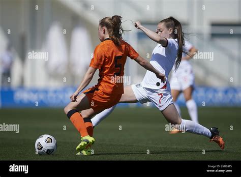 Jessica Park Of England And Janou Levels Of Netherland Competes For The