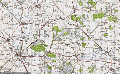 Historic Ordnance Survey Map Of Exton 1946 Francis Frith