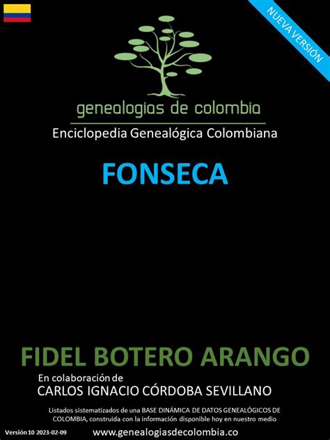 Genealog As De La Famila De Apellido Fonseca En Colombia