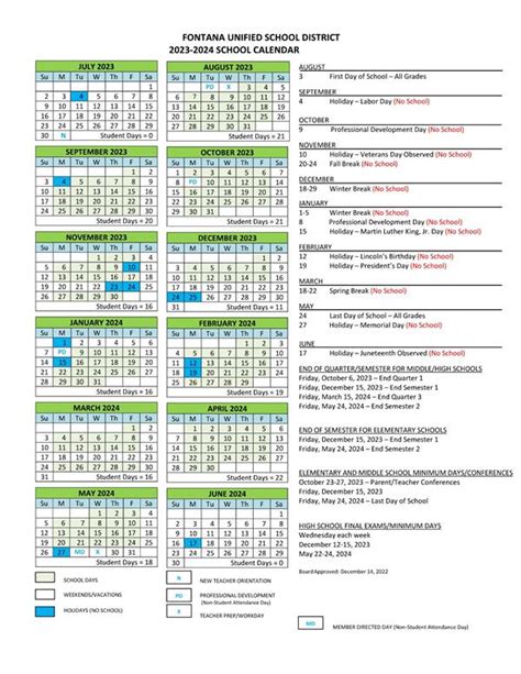 2023 2024 School Calendar 2023 2024 School Calendar