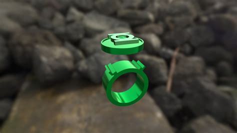 Green Lanterns Ring 3d Model By Berkan Berkan12 Efd3bd5 Sketchfab