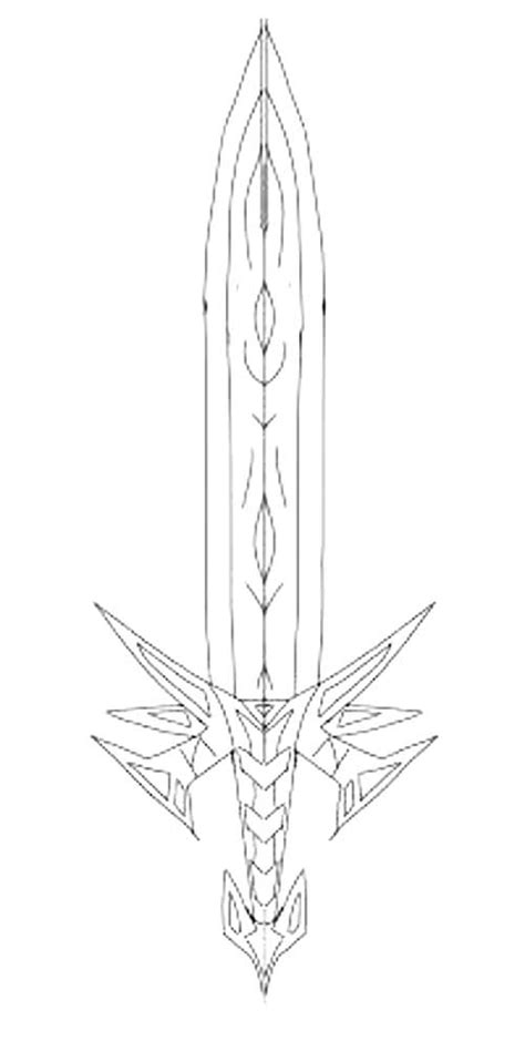 Making The Sword Coloring Page