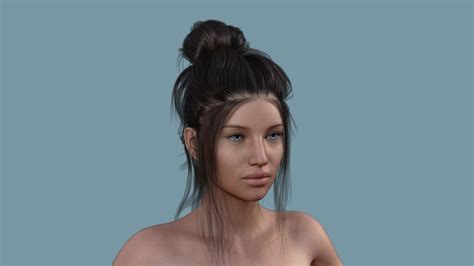 Female Body 3d Model Turbosquid 1407246