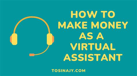 How To Make Money As A Virtual Assistant Earn Full Time Income With These Jobs Tosinajy