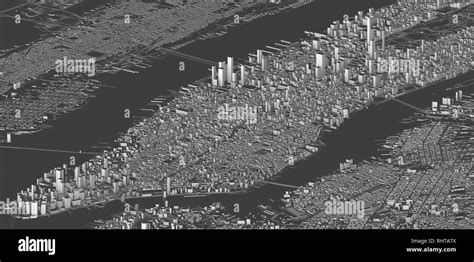 Aerial Map Of New York City Map