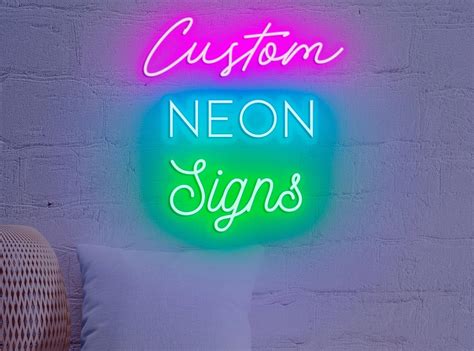 Custom Neon Sign Personalized Custom Neon Light Sign For Etsy
