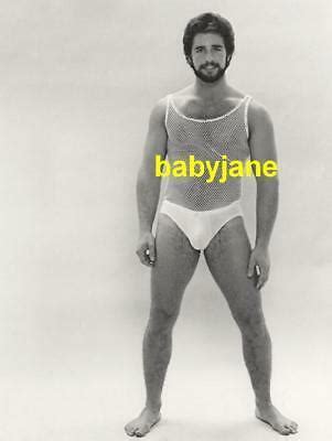 Bill Cable Aka Stoner Modeling Underwear And Mesh Shirt Photo