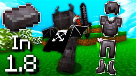Netherite In Minecraft 18 Hypixel Pvp Texture Pack Youtube